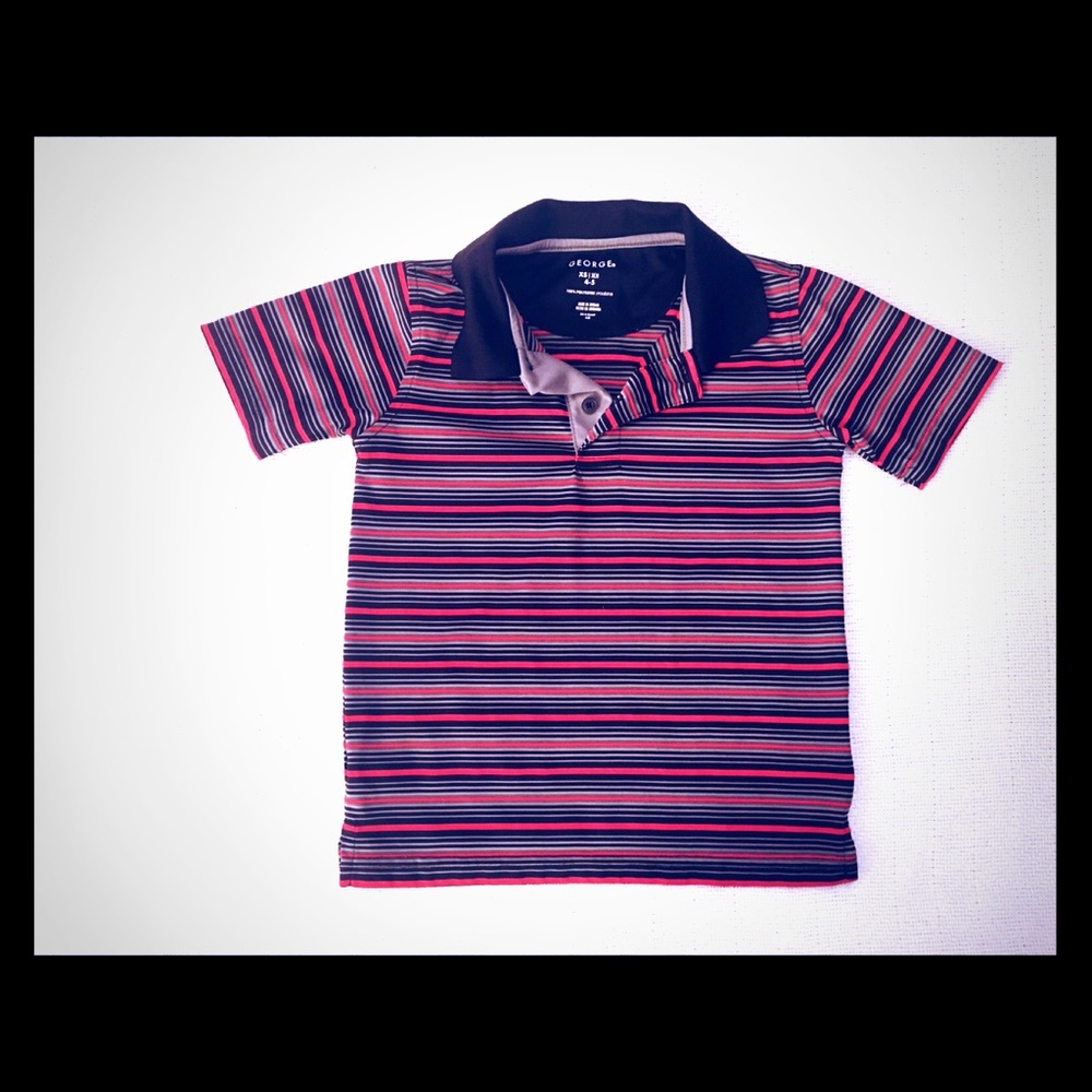 Multi-Colored Collard T-Shirt